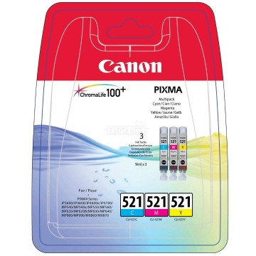 Kasetė Canon CLI-521 CMY...